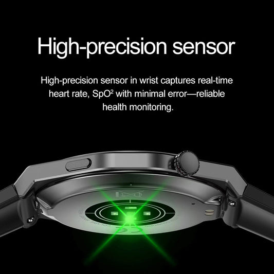 SENBONO HK5 Smartwatch 1.75 inches AEMLED HD Ultra-thin body Wireless calling NFC Heart rate blood pressure health monitoring Waterproof sports smartwatches for men and women