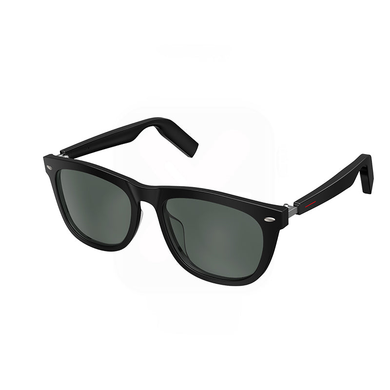 Senbono Black Square Smart Sunglasses Model E13 Mirror Frame New‎ In Box SENBONO E13 Smart Glasses:Blue Light Filtering Polarized  main image 4