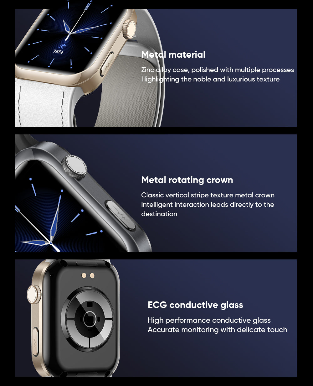 SENBONO MT115 smart watch integrates fitness tracking, wireless calling, air-pump blood pressure measurement, blood oxygen monitoring, and sleep monitoring functions, making it a health-focused smart watch suitable for both men and women.