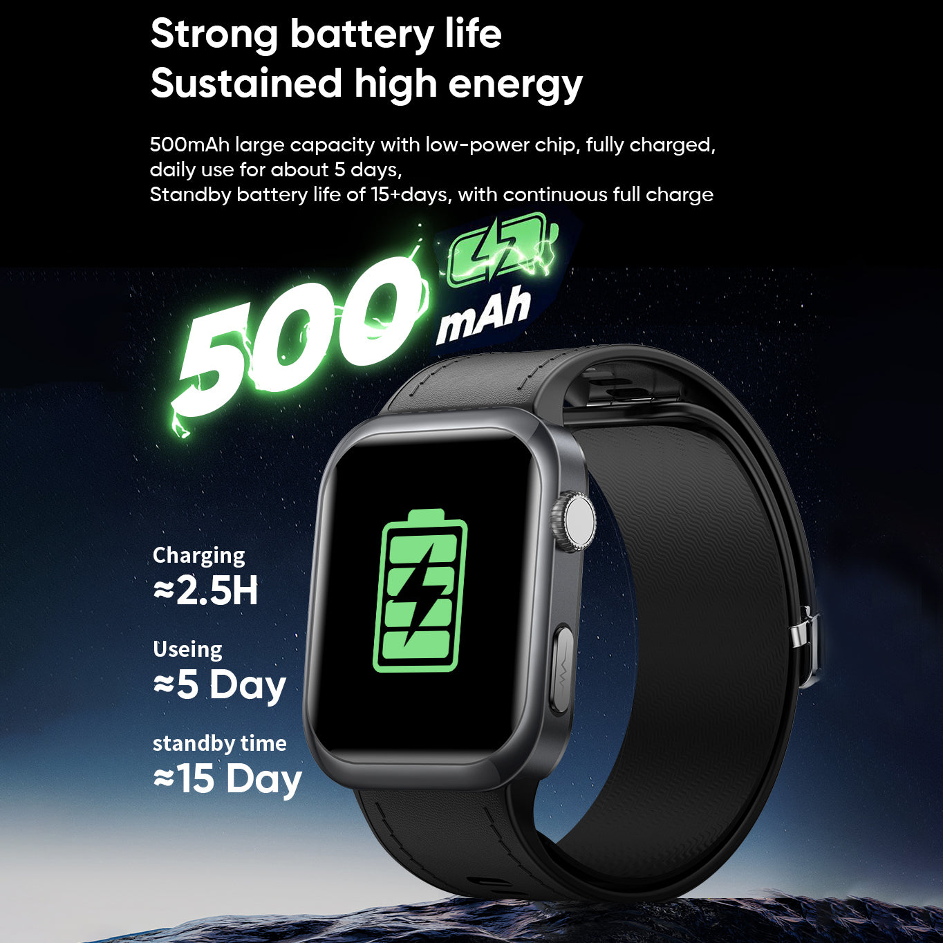 SENBONO MT115 smart watch integrates fitness tracking, wireless calling, air-pump blood pressure measurement, blood oxygen monitoring, and sleep monitoring functions, making it a health-focused smart watch suitable for both men and women.