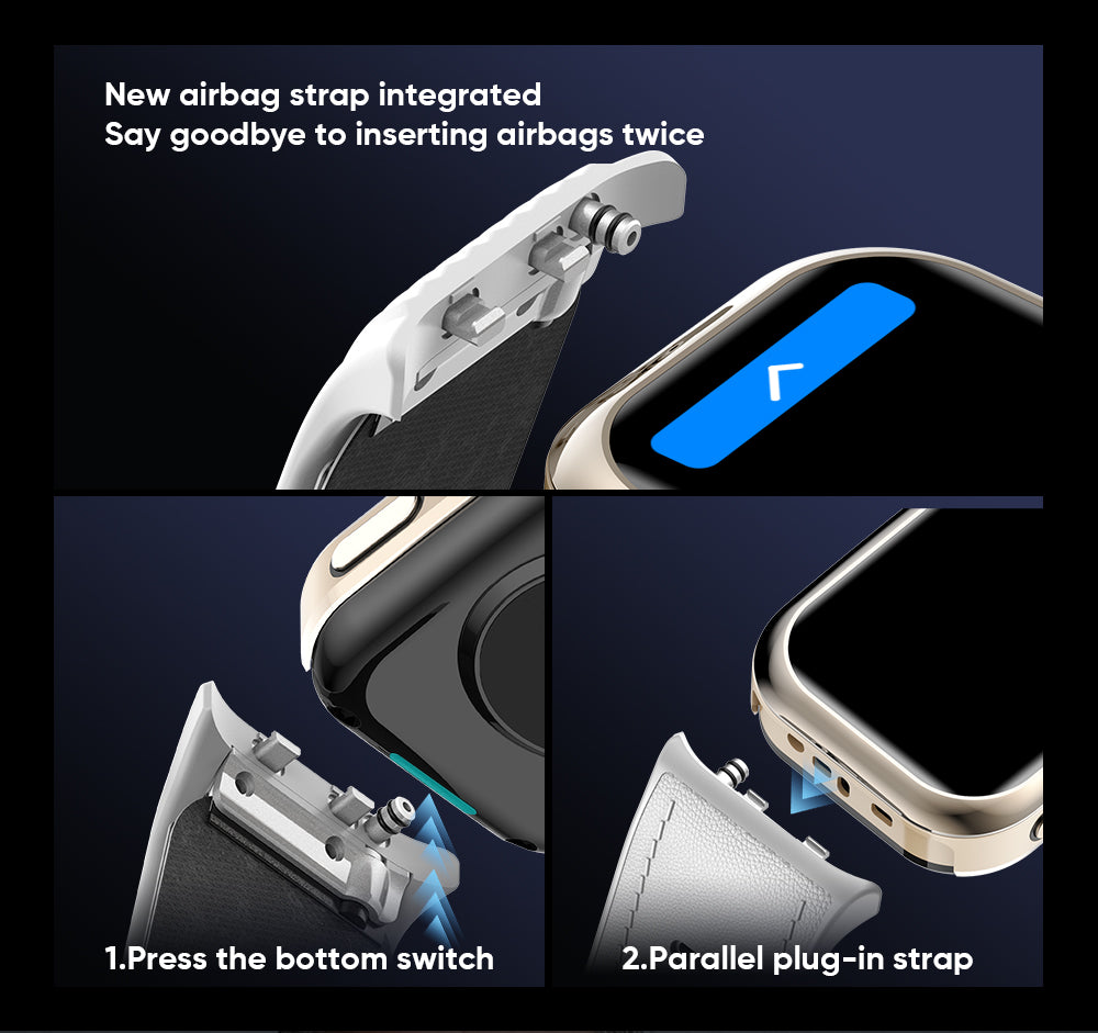SENBONO MT115 smart watch integrates fitness tracking, wireless calling, air-pump blood pressure measurement, blood oxygen monitoring, and sleep monitoring functions, making it a health-focused smart watch suitable for both men and women.