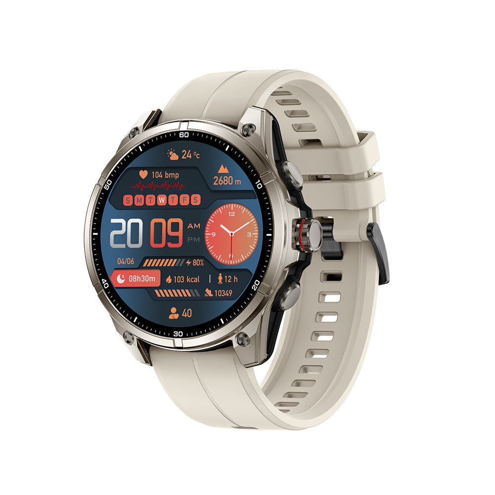 SENBONO FT66 Smartwatch 1.43-inch AMOLED screen GPS positioning flashlight 5ATM waterproof outdoor GPS smartwatch