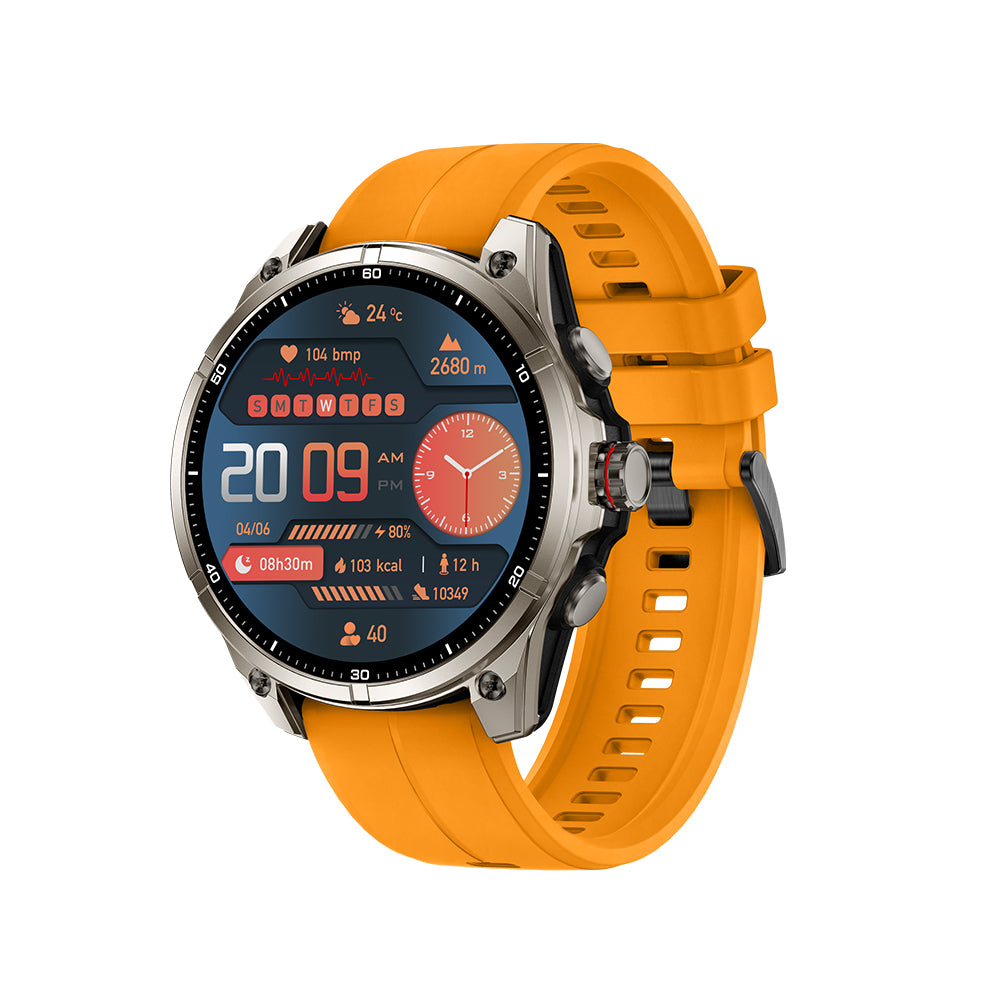 SENBONO FT66 Smartwatch 1.43-inch AMOLED screen GPS positioning flashlight 5ATM waterproof outdoor GPS smartwatch