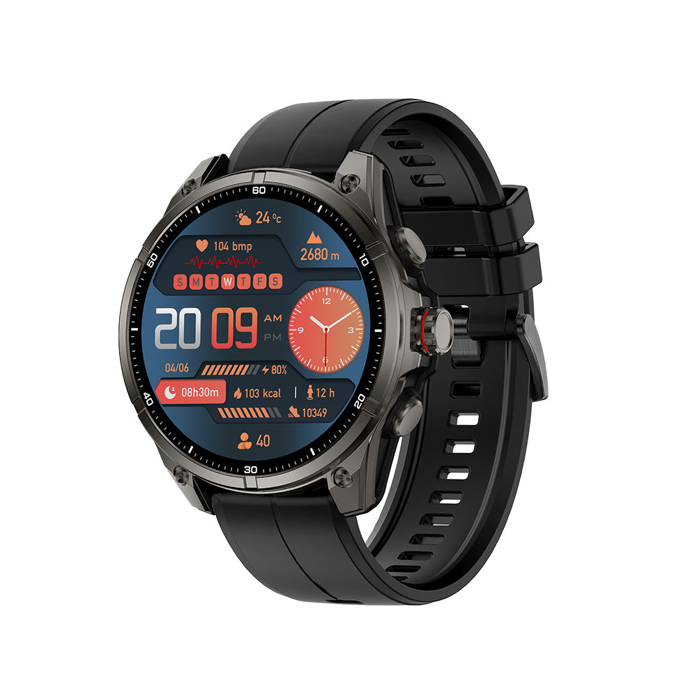 SENBONO FT66 Smartwatch 1.43-inch AMOLED screen GPS positioning flashlight 5ATM waterproof outdoor GPS smartwatch