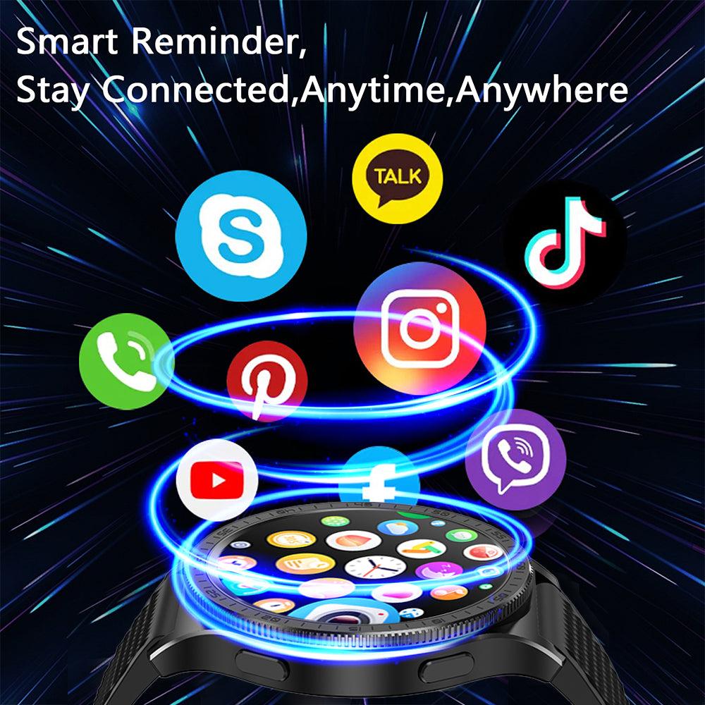 SENBONO D17 Smartwatch with rotating bezel, heart rate and sleep monitoring, wireless calling, IP68 waterproof, music control, men's smartwatch.