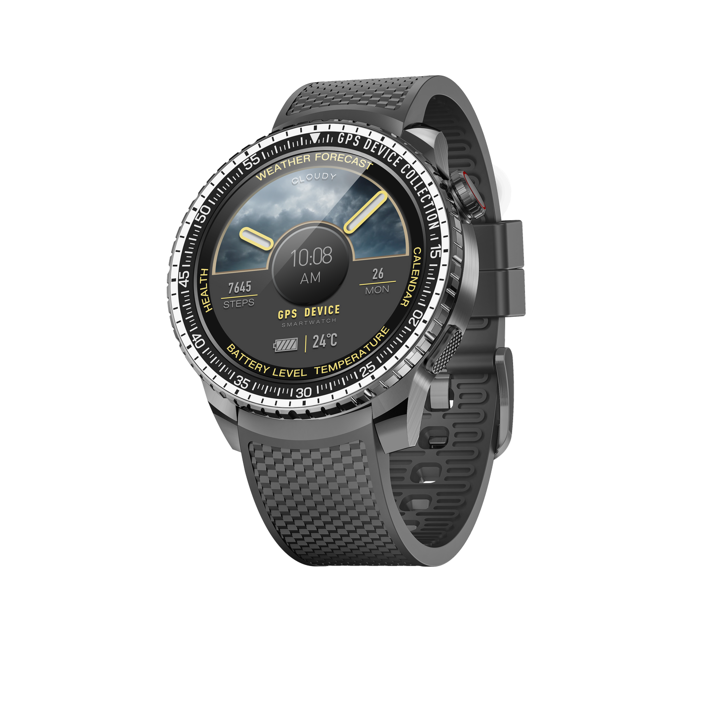 SENBONO MAX88 Men's Smart fitness watch has a 1.43-inch full touch screen, 5ATM waterproof, 45-day battery life, blood oxygen monitoring experience, supports GPS, GPT, waterproof smart watch
