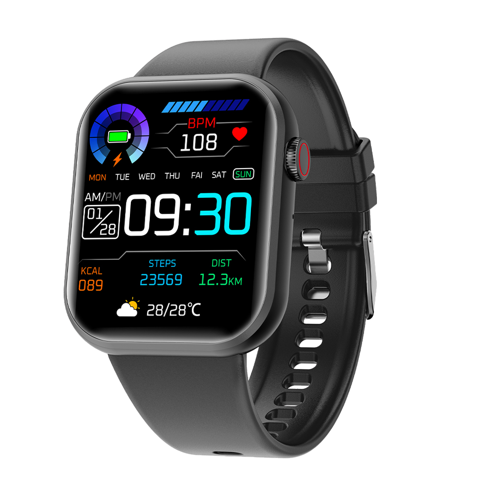 SENBONO Smartwatch life3 accurate heart rate/blood oxygen Monitoring ultra-long battery life + waterproof design, real-time running tracking and multi-sport mode recognition