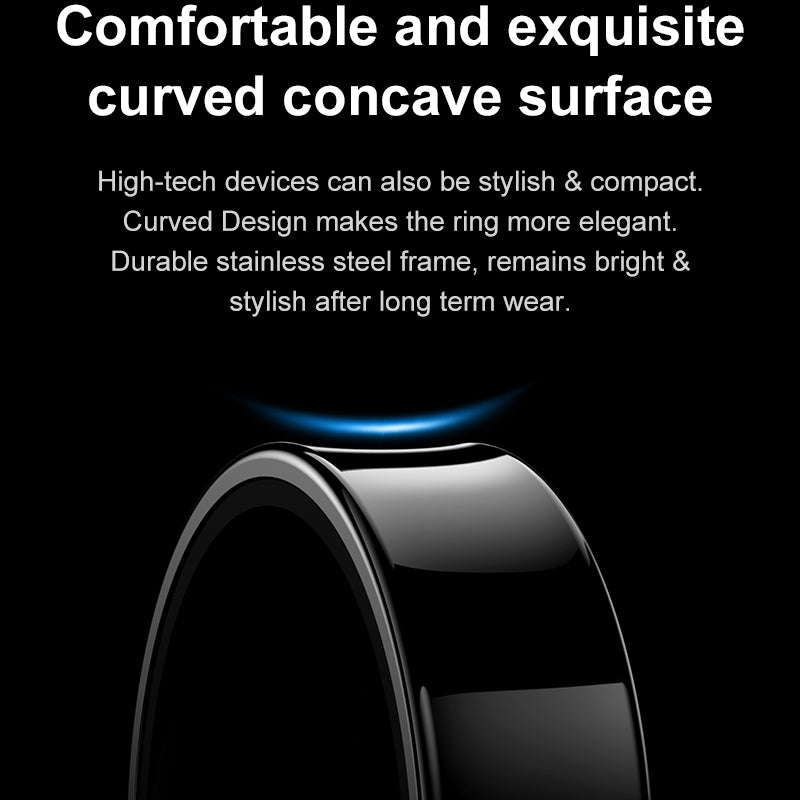 SENBONO R09 Smart Ring Health & Fitness Tracker with Heart Rate, Sleep Monitoring 5ATM Waterproof for Android & iOS