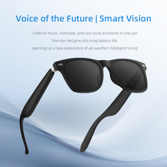 SENBONO AI Smart Translation Glasses A01 Wireless Bluetooth Glasses with TWS Audio Hands-free Call Music Cycling Sports Outdoor Smart Glasses with AI