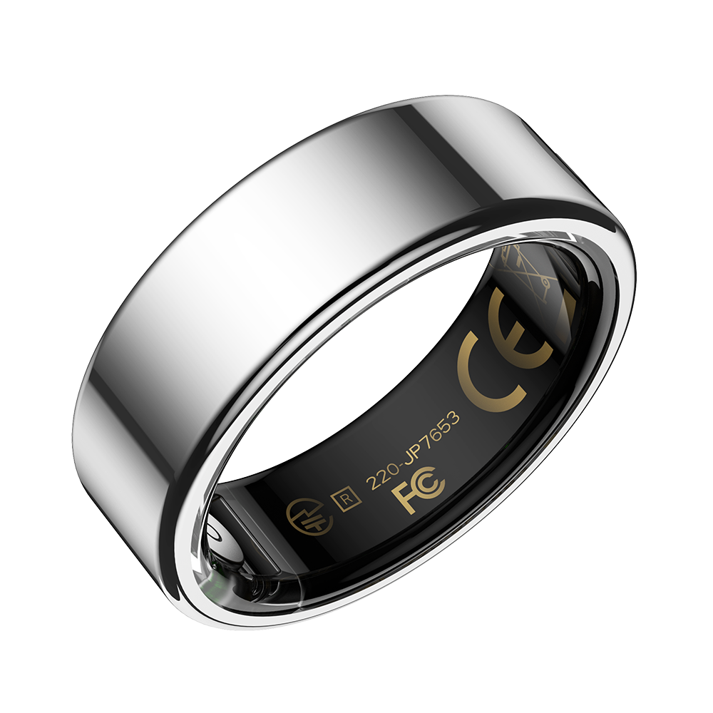 SENBONO R13 Smart Ring, Stainless Steel, Bluetooth 5.3, Health Monitoring, Gesture Interaction, Sleep Monitoring, Somatosensory Gaming, 5ATM Waterproof, High-End Fashion Smart Couple Ring