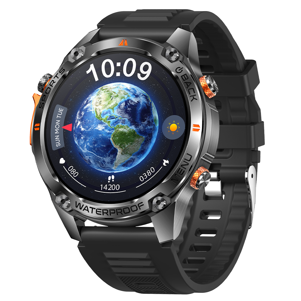 SENBONO Smart Outdoor Watch G100 Sports Watch 1.43 Inch GPS Bluetooth Calling Voice Assistant Remote Camera Fitness Tracker Smart Sports Glasses