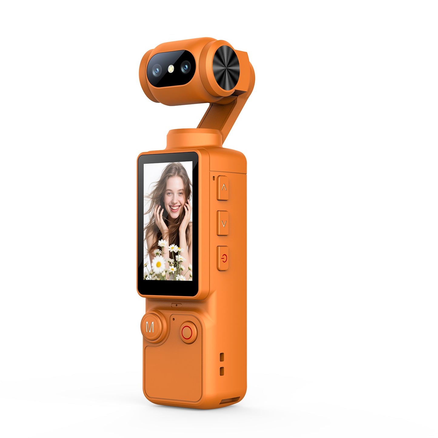 SENBONO A30 4K Ultra HD Pocket Camera Handheld Camcorder 180° Rotatable Lens 2000mAh Battery Support Photo and Video Recording Portable Digital Camera