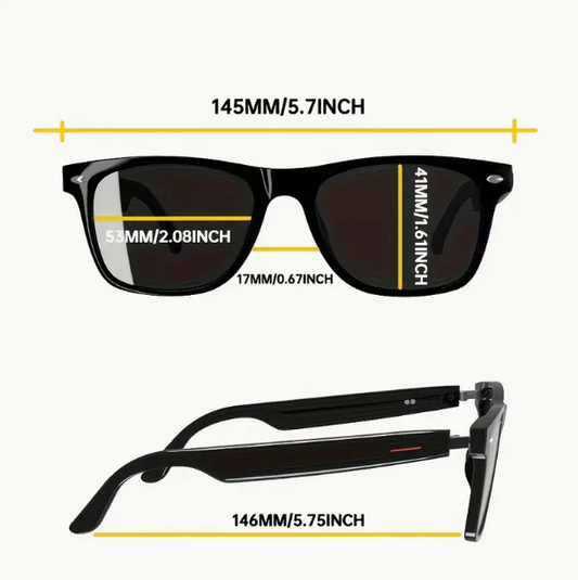 SENBONO Smart Glasses E13 Wireless BT 5.0 Sunglasses Outdoor Sport Hands-Free Call Music Headphone Anti-Blue Eyeglasses