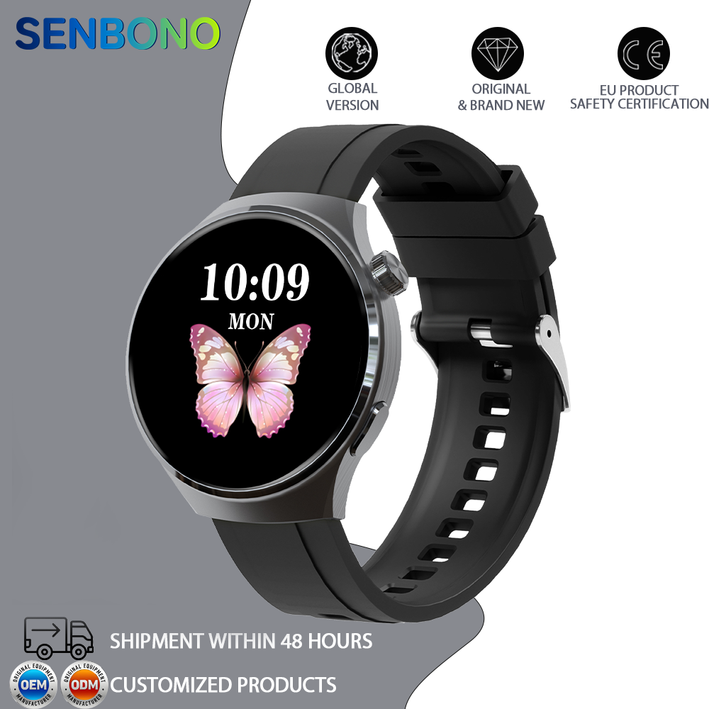 SENBONO v19Z Smart watch 3D dynamic dial IP68 waterproof Bluetooth call + 100 + sports mode heart rate blood oxygen multi-health monitoring