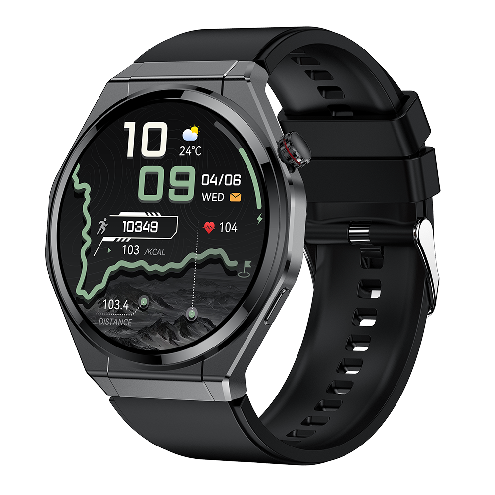 SENBONO HK5 Smartwatch 1.75 inches AEMLED HD Ultra-thin body Wireless calling NFC Heart rate  blood pressure health monitoring Waterproof sports smartwatches for men and women