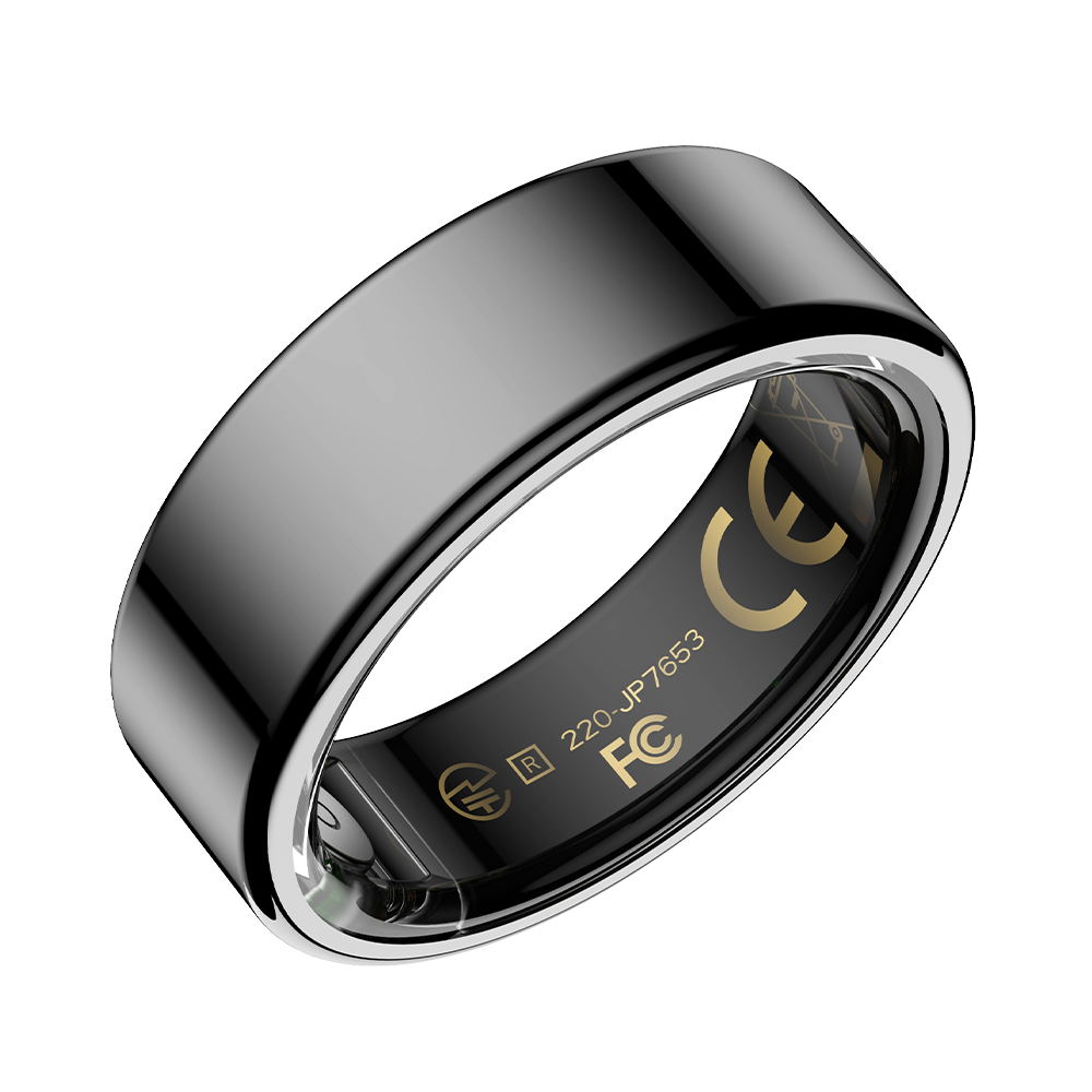 SENBONO R13 Smart Ring, Stainless Steel, Bluetooth 5.3, Health Monitoring, Gesture Interaction, Sleep Monitoring, Somatosensory Gaming, 5ATM Waterproof, High-End Fashion Smart Couple Ring