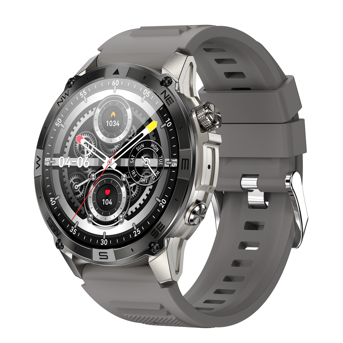 SENBONO smart watch HK08 GPS positioning air pressure compass bluetooth call message push large capacity battery men's outdoor smart watch