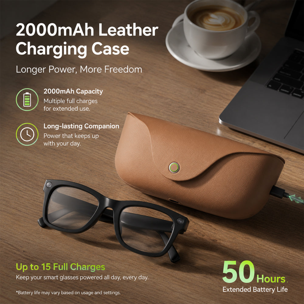 SENBONO MT5 Ultra AI Smart Camera Glasses: 8MP video recording, camera, object recognition, AI translation, wireless calling, Hi-Fi audio, dual-microphone noise reduction, smart camera glasses with built-in camera.