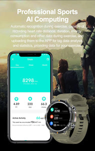 SENBONO MAX18 AMOLED Men's Smart Watch Bluetooth Call 410mAh Big Battery Fitness Tracker Sport Smartwatch for Men Android IOS