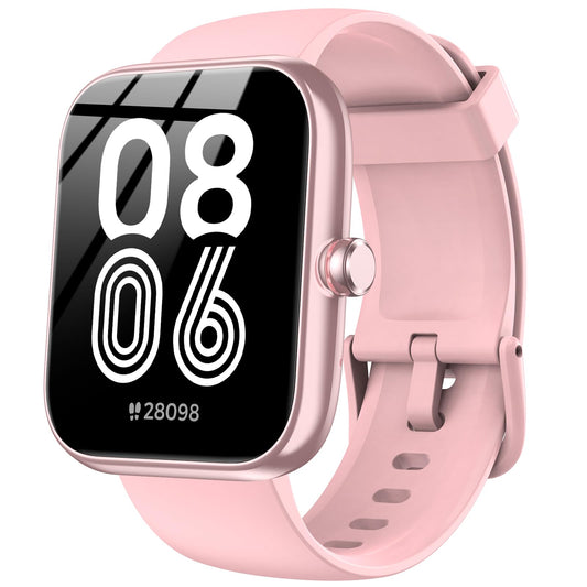 SENBONO Smartwatch IDW25 full screen touch IP68 waterproof 1.83-inch custom dial female health tracking, monitoring heart rate blood oxygen and other health data
