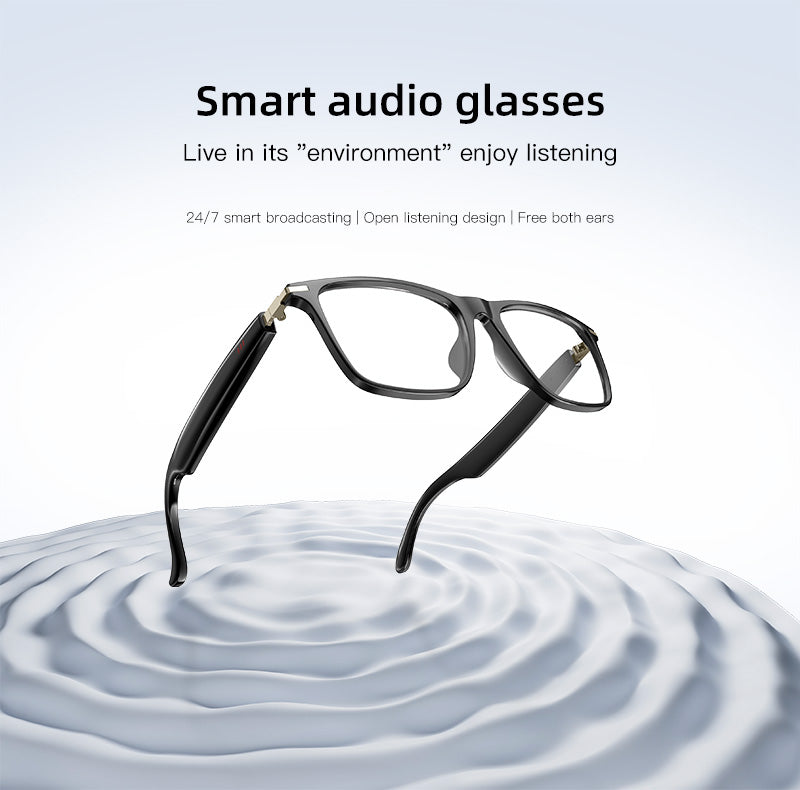 SENBONO smart glasses M01 wireless Bluetooth answering remote photography built-in speaker and microphone for no-feel wear, a must-have for going out