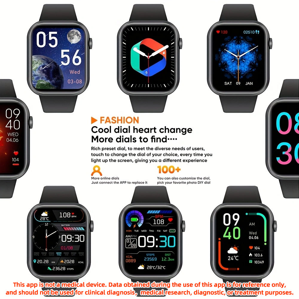 SENBONO Smartwatch life3 accurate heart rate/blood oxygen Monitoring ultra-long battery life + waterproof design, real-time running tracking and multi-sport mode recognition