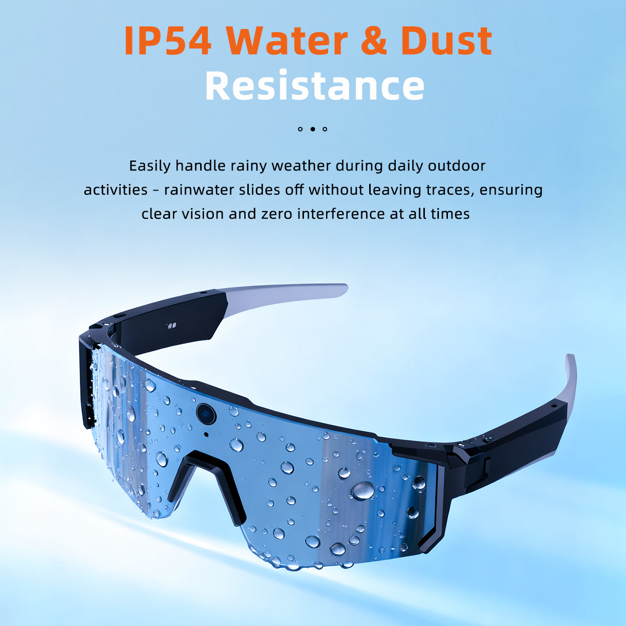 SENBONO V06 Smart Camera Glasses 8MP high-definition recording Photography, voice assi Real-time translation stant Suitable for cycling, hiking, and fishing Compatible with Android or iOS