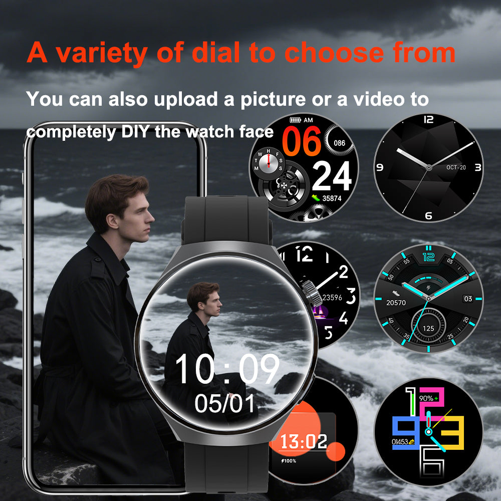 SENBONO v19Z Smart watch 3D dynamic dial IP68 waterproof Bluetooth call + 100 + sports mode heart rate blood oxygen multi-health monitoring