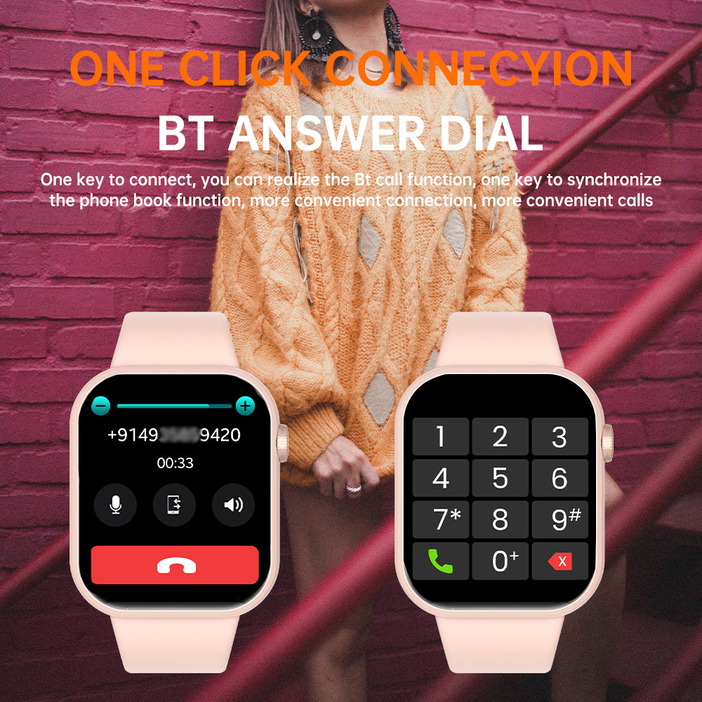 SENBONO Smartwatch life3 accurate heart rate/blood oxygen Monitoring ultra-long battery life + waterproof design, real-time running tracking and multi-sport mode recognition