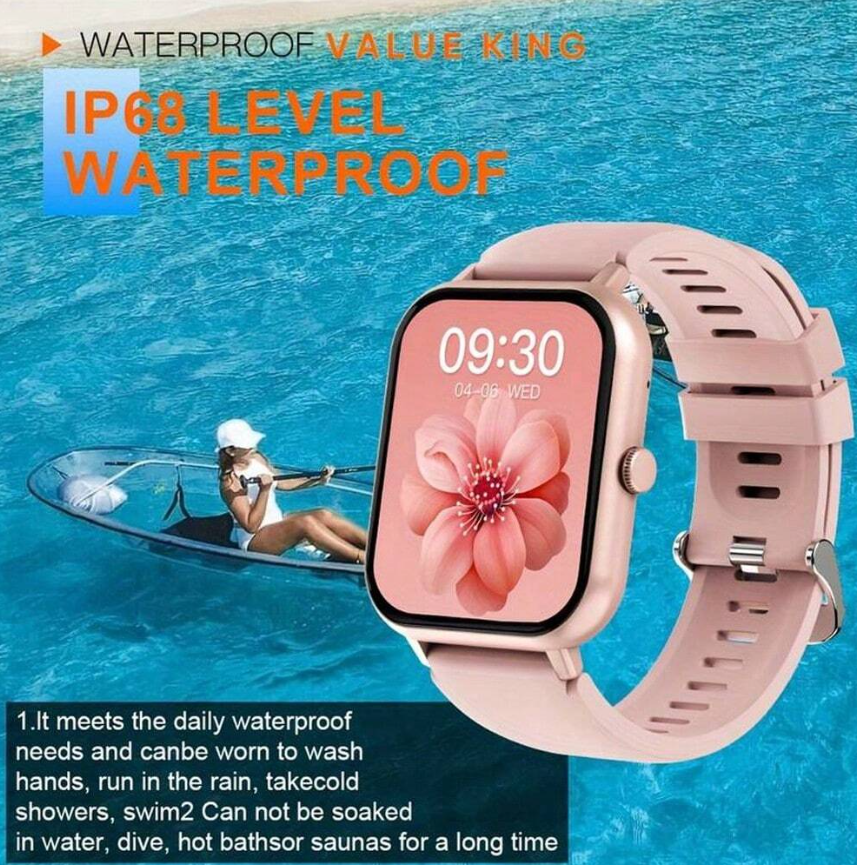 SENBONO ZL54CJ Fashion Smart watch unisex and equipped with wireless call menstrual reminder, heart rate monitoring, IP68 waterproof, one-button SOS rescue