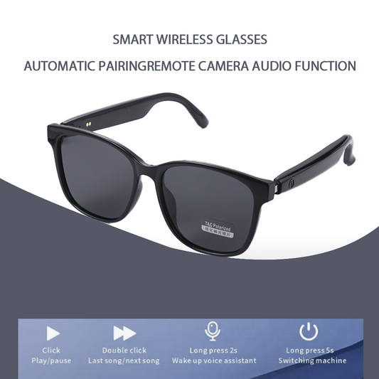 SENBONO GS08 Smart Glasses Listen to music and answer calls smart glasses outdoor sunglasses lightweight no feeling when wearing suitable for mountaineering fishing, traveling
