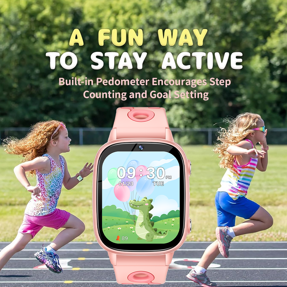 SENBONO smart children's M03 watch 1.8 inches, built-in camera, MP3 player, alarm clock, flashlight, children's story, learning words, children's smart watch