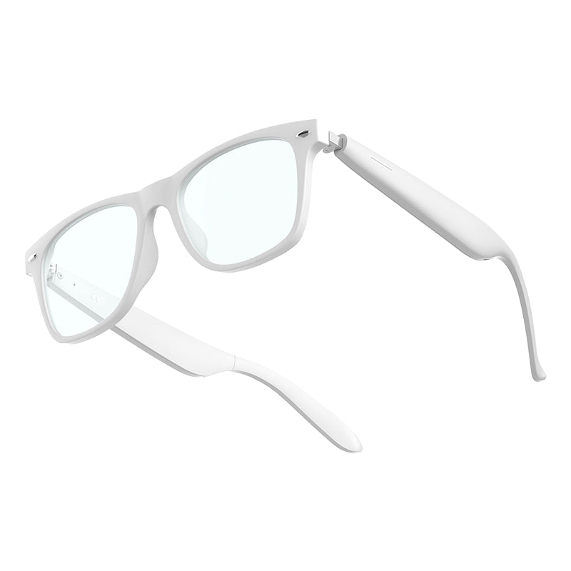 SENBONO Smart Glasses A01 Polarized Sunglasses Men and Women Bluetooth Glasses Remote Control Shooting Voice Assistant Microphone Anti-UV/Driving/Fishing/Listening to Music