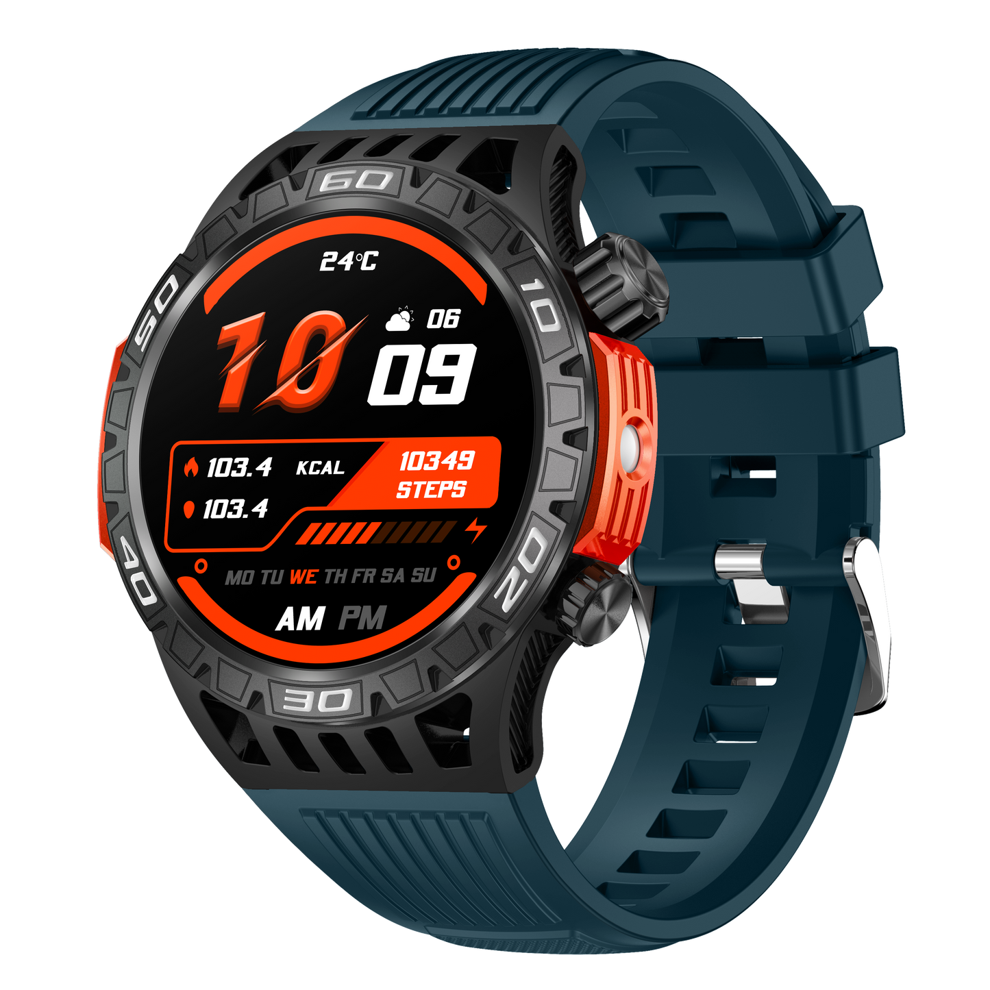 SENBONO HT22 Smart watch has practical Functions such as exercise recording Blood oxygen monitoring Weather query Music playback Payment schedule management etc Providing a one-stop experience