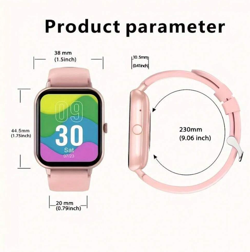 SENBONO ZL54CJ Fashion Smart watch unisex and equipped with wireless call menstrual reminder, heart rate monitoring, IP68 waterproof, one-button SOS rescue