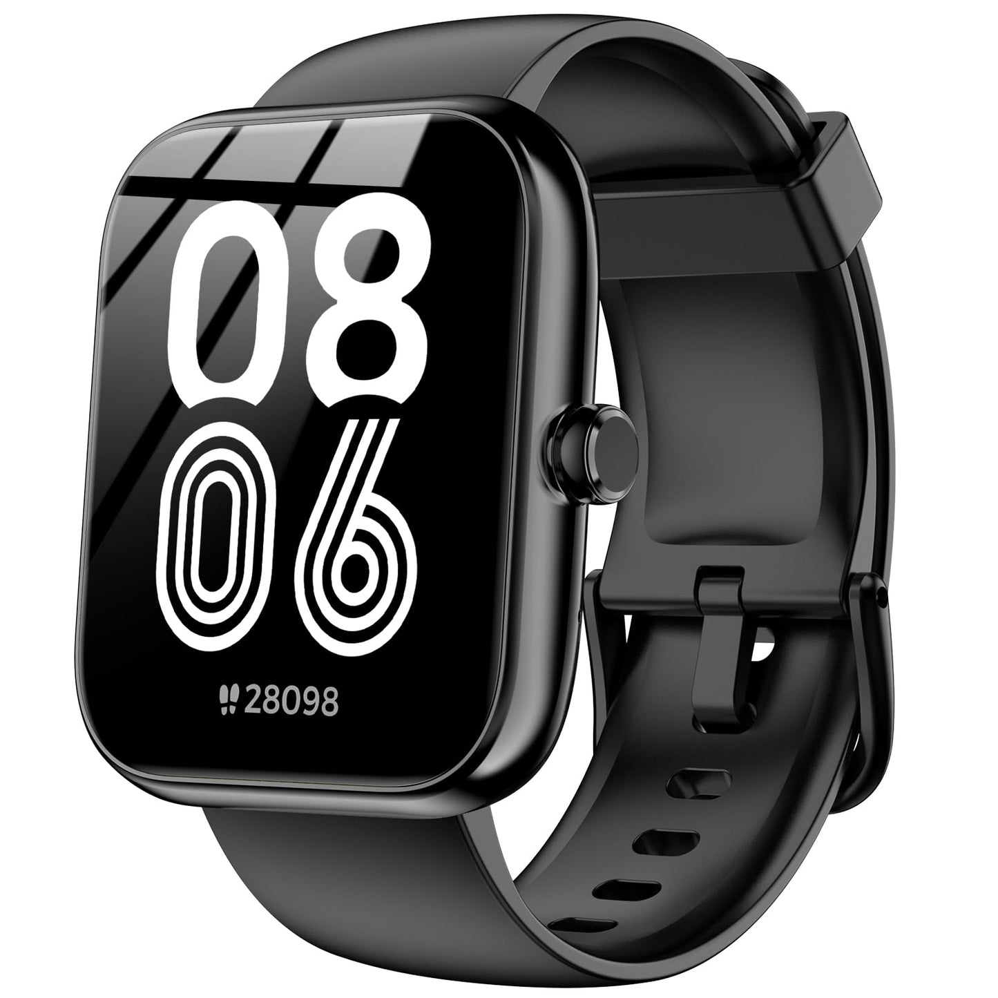 SENBONO Smartwatch IDW25 full screen touch IP68 waterproof 1.83-inch custom dial female health tracking, monitoring heart rate blood oxygen and other health data