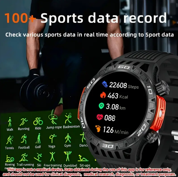 SENBONO HT22 Smart watch has practical Functions such as exercise recording Blood oxygen monitoring Weather query Music playback Payment schedule management etc Providing a one-stop experience