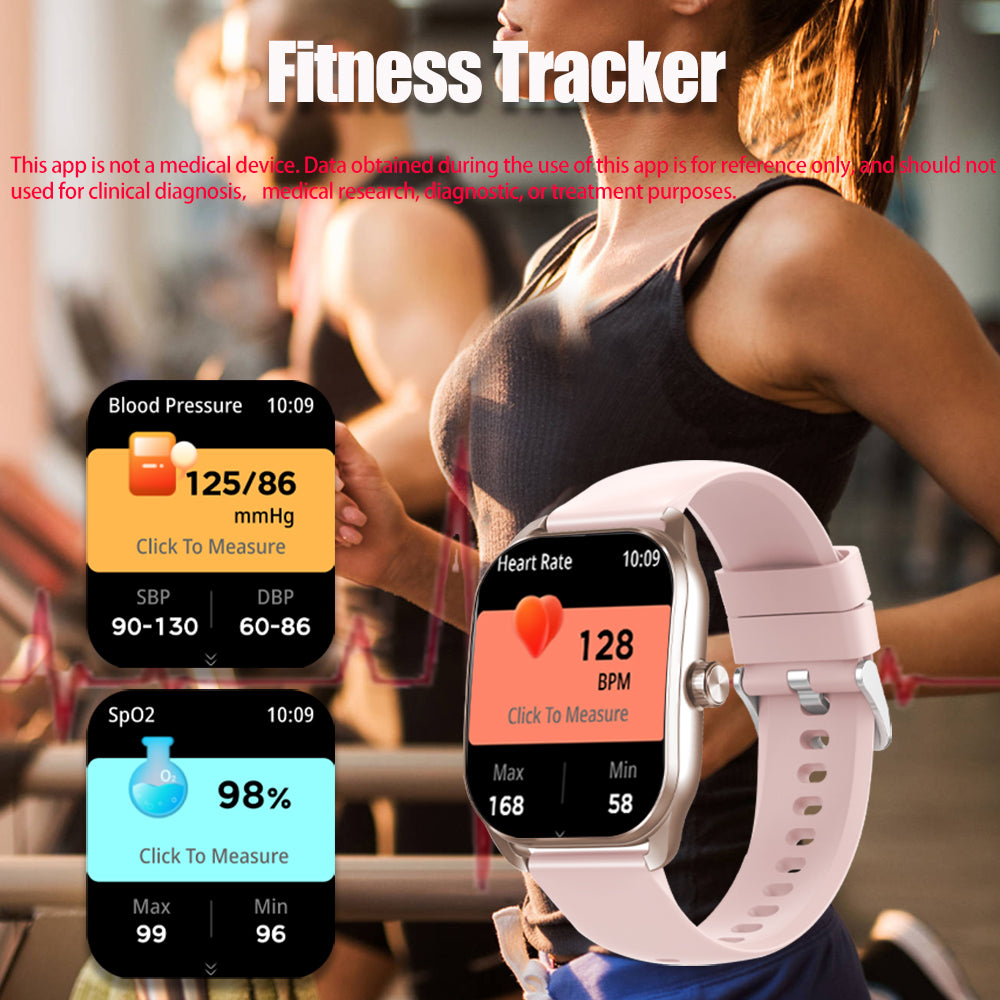 SENBONO Smartwatch JX629 curved 2.01-inch IPS screen 300mAh battery heart rate and blood oxygen monitoring Bluetooth 5.3+EDR compatible with Android and iOS